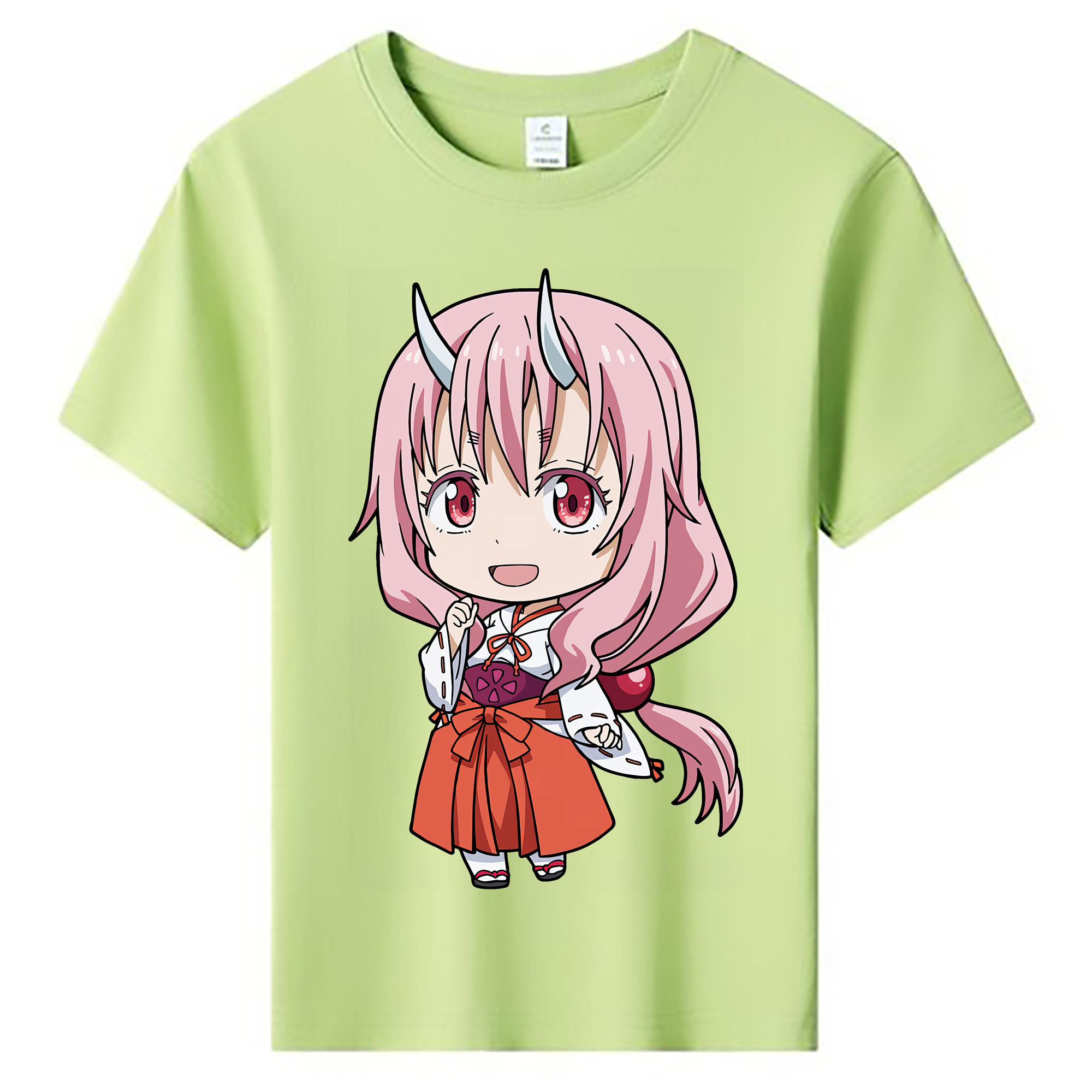 （画像用） 転スラ Regarding Reincarnated to Slime 綿100％キッズTシャツ（フロントプリント）
